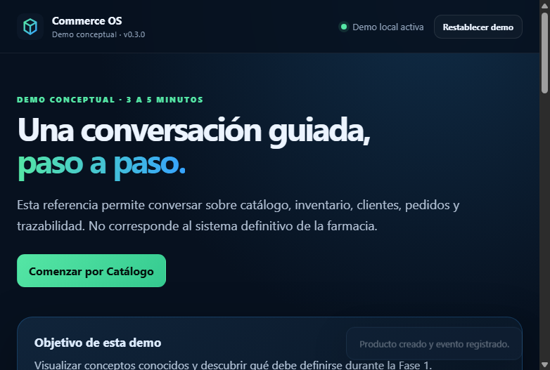 Trazabilidad de un pedido pagado con eventos de demostración
