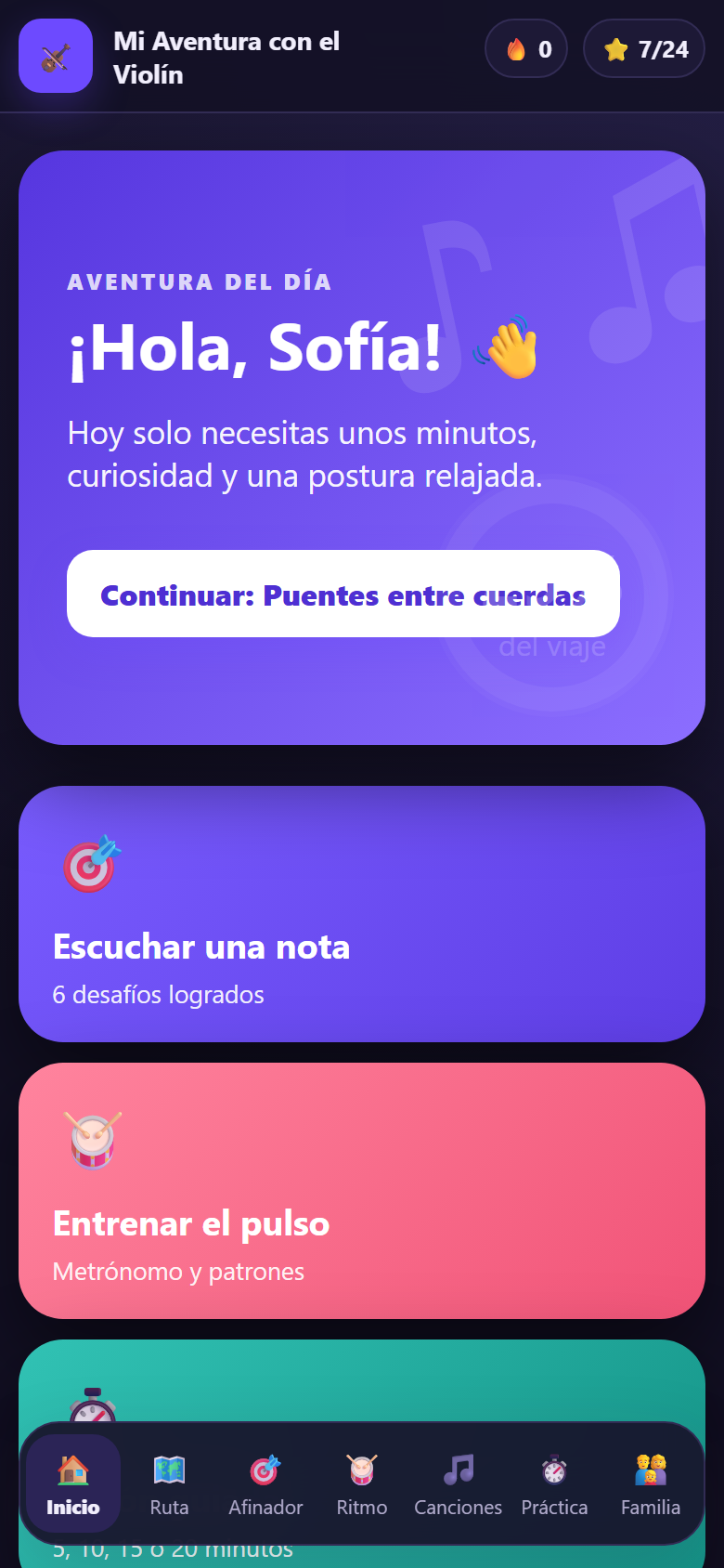 Modo oscuro